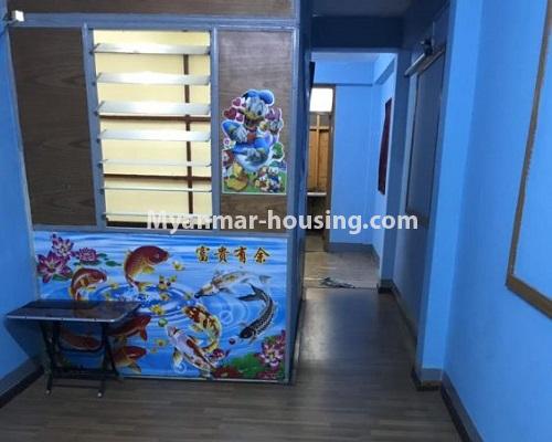 缅甸房地产 - 出租物件 - No.4879 - 1 BHK clean apartment for rent in 93rd Street, Mingalar Taung Nyunt! - anothr view of living room