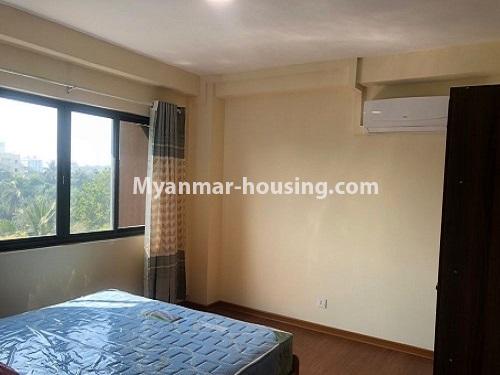 ミャンマー不動産 - 賃貸物件 - No.4884 - 2 BHK UBC condominium room for rent in Thin Gann Gyun! - bedroom view