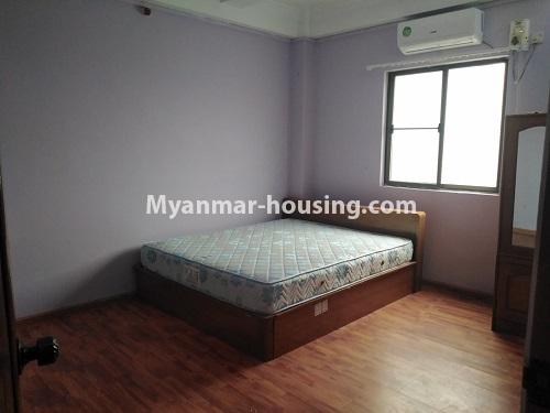 缅甸房地产 - 出租物件 - No.4886 - Yangon Downtown Furnished Condominium Room for Rent! - bedroom view