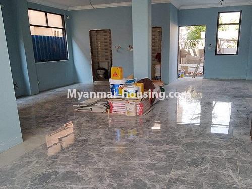 ミャンマー不動産 - 賃貸物件 - No.4890 - 3 RC House for rent in Aung Theikdi Street, Mayangone! - hall view