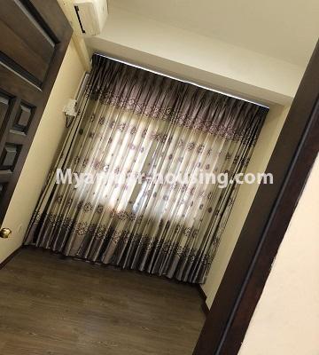 Myanmar real estate - for rent property - No.4892 - Decorated and furnished Aung Chan Thar Codominium room for rent in Yankin! - bedroom view