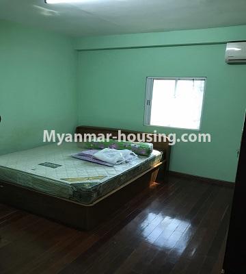Myanmar real estate - for rent property - No.4893 - Second Floor 2 BHK Apartment Room for rent in Yakin! - bedroom view