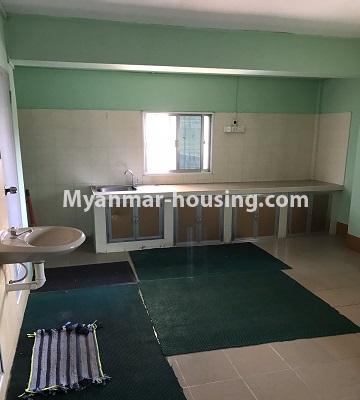 Myanmar real estate - for rent property - No.4893 - Second Floor 2 BHK Apartment Room for rent in Yakin! - kitchen view