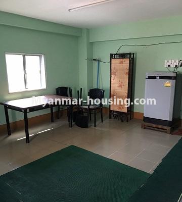 Myanmar real estate - for rent property - No.4893 - Second Floor 2 BHK Apartment Room for rent in Yakin! - dining area view