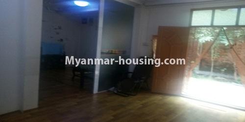 Myanmar real estate - for rent property - No.4896 - Landed house for rent in Parami Yeik Thar, Yankin! - main entrace view