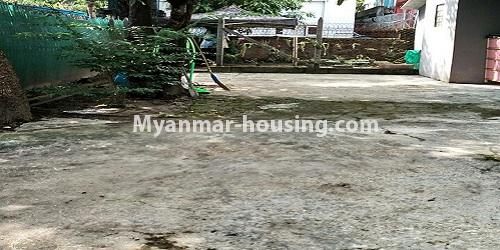 Myanmar real estate - for rent property - No.4896 - Landed house for rent in Parami Yeik Thar, Yankin! - car parking view