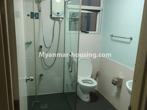 Myanmar real estate - for rent property - No.4911 - 2 BHK Star City Condominium room for rent near Thilawa Industrial Zone, Thanlyin! - another bathroom view
