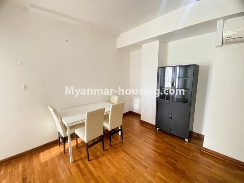 Myanmar real estate - for rent property - No.4923 - Two Bedrooms Star City Condo, Thanlyin! - dining area 