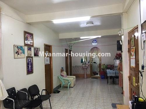 缅甸房地产 - 出租物件 - No.4933 - Large Apartment for Rent in Mingalar Taung Nyunt! - dining area