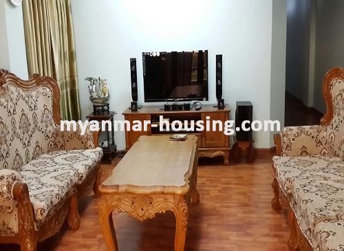 Myanmar real estate - for sale property - No.1010 - Apartment for sale in Yankin township! - View of the building.