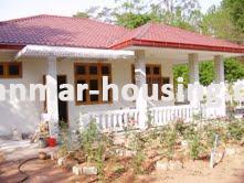 Myanmar real estate - for sale property - No.1187 - Ready to live and good decorated landed house in Kalaw! - view of the house.