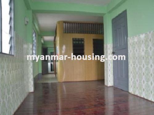 Myanmar real estate - for sale property - No.1235 - Apartment for sale in near downtown! - View of the inside.