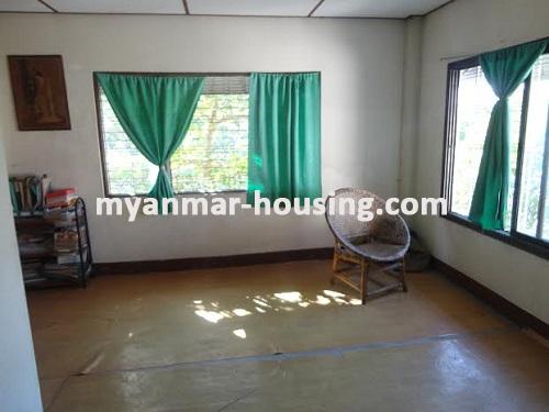 Myanmar real estate - for sale property - No.1278 - Landed House for sale Near National Village in Yangon! - View of the upstairs.