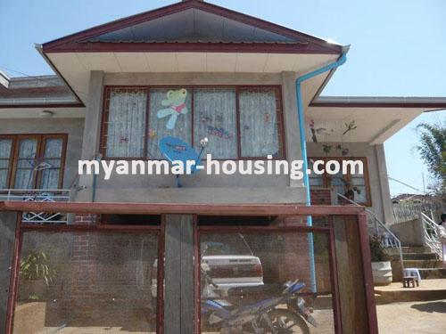 Myanmar real estate - for sale property - No.1406 - Do you want a landed house with a big yard in Taunggyi? - view of the house.