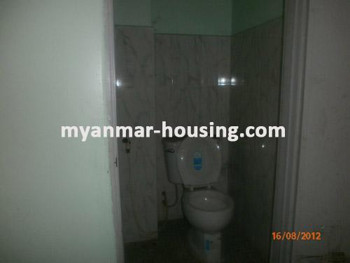 Myanmar real estate - for sale property - No.1572 - Ground floor, good for business to sell in Pszuntaung  township ! - view of the toilet