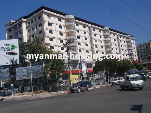 Myanmar real estate - for sale property - No.1634 - Condo for sale in Yankin Center! - View of the building.