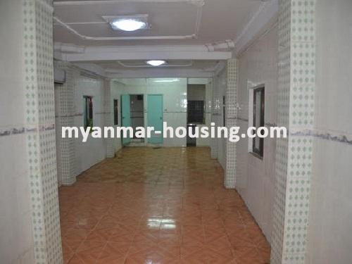 Myanmar real estate - for sale property - No.1689 - Apartment ground floor for sale in Hlaing! - View of the inside.