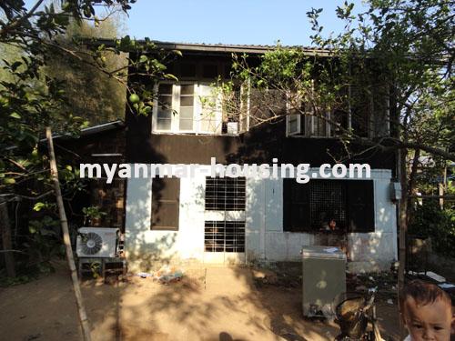Myanmar real estate - for sale property - No.1712 - Wide space to live with silent place in Insein! - Close view of the lande house.