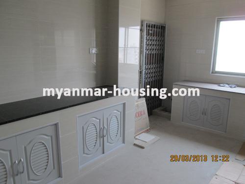 Myanmar real estate - for sale property - No.1794 - Excellent residential condo for sale in downtown area! - View of the kitchen room.