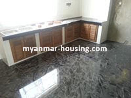 Myanmar real estate - for sale property - No.1833 - Good  Condominium for sale in Down Town ! - view of the kitchen .