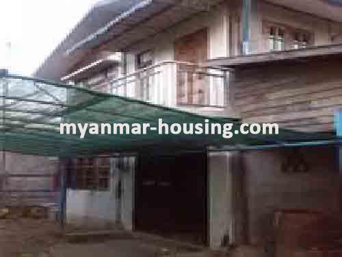 Myanmar real estate - for sale property - No.1948 - There is a landed house to sell on six-ways road in South Dagon! - View of the house.