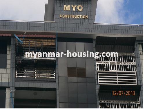 Myanmar real estate - for sale property - No.1961 - New Penthouse  for sale in Tarmway ! - view of the outside .