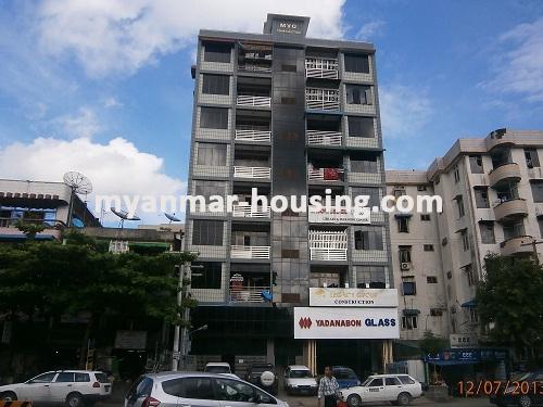 Myanmar real estate - for sale property - No.1961 - New Penthouse  for sale in Tarmway ! - View of the building.