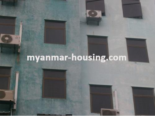 Myanmar real estate - for sale property - No.2127 - Kan Yeik Mon Housing for sale ! - View of the outside.