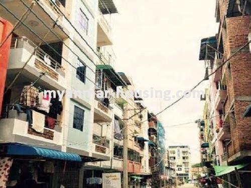 Myanmar real estate - for sale property - No.2142 - First floor for sale in Myanyangone Township! - building view