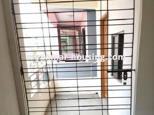 Myanmar real estate - for sale property - No.2142 - First floor for sale in Myanyangone Township! - balcony view