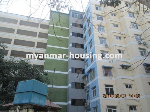 Myanmar real estate - for sale property - No.2147 - Good Myay Nu condo for sale ! - View of the infront.
