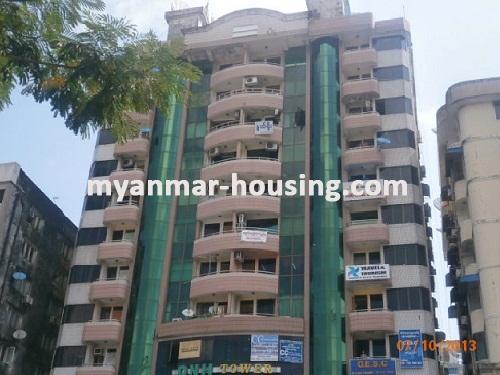 Myanmar real estate - for sale property - No.2151 - Nice DNA Tower now for sale ! - View of the building.