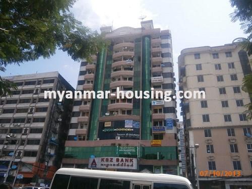Myanmar real estate - for sale property - No.2151 - Nice DNA Tower now for sale ! - view  of the building.
