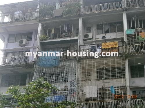 Myanmar real estate - for sale property - No.2155 - Good  for sale in Pabedan ! - view of the building
