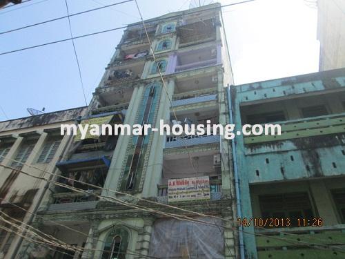 Myanmar real estate - for sale property - No.2161 - Nice location apartmet for sale! - View of the building.