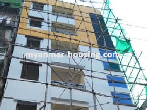 Myanmar real estate - for sale property - No.2173 - New and wide apartment  for sale in Tarmway township, - View of the building.