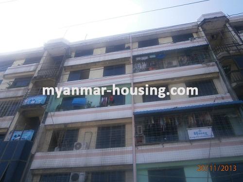 Myanmar real estate - for sale property - No.2203 - An apartment now for sale in Hlaing! - Close view of the building