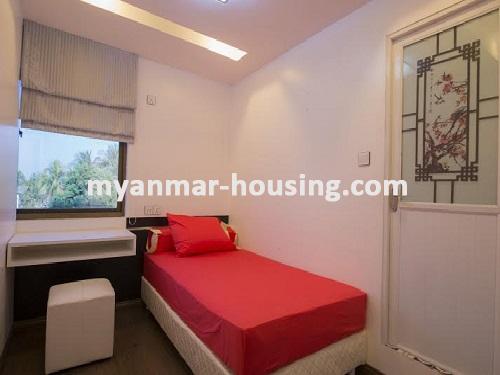 Myanmar real estate - for sale property - No.2215 - Well-renovated room located in the Best Area called Yankin! - View of the single bed room.