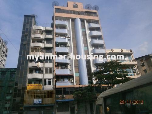 Myanmar real estate - for sale property - No.2249 - Nice location for Sale  in Lanmadaw ! - View of the building.