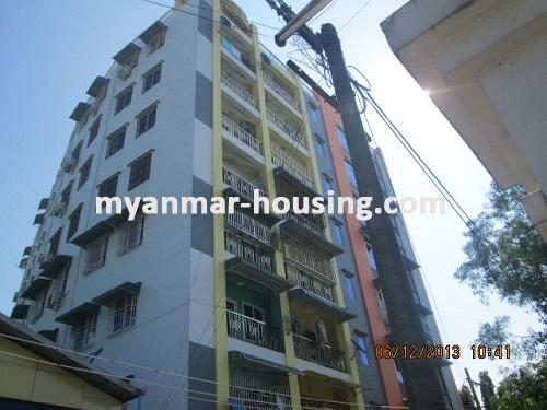 Myanmar real estate - for sale property - No.2264 - Condo in one the best areas for sale! - View of the building.