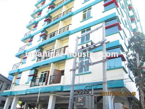 Myanmar real estate - for sale property - No.2289 - Condo near Hledan in Kamaryut! - View of the infront.