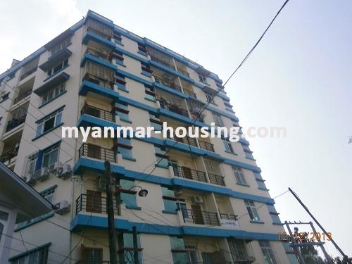 Myanmar real estate - for sale property - No.2289 - Condo near Hledan in Kamaryut! - View of the building.