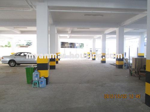 Myanmar real estate - for sale property - No.2289 - Condo near Hledan in Kamaryut! - View of the car parking.