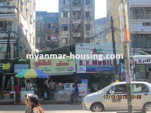 Myanmar real estate - for sale property - No.2330 - Land house for sale in Tarmway ! - View of the building.