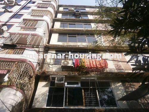 Myanmar real estate - for sale property - No.2398 - An apartment near shopping mall in Sanchaung! - View of the building.