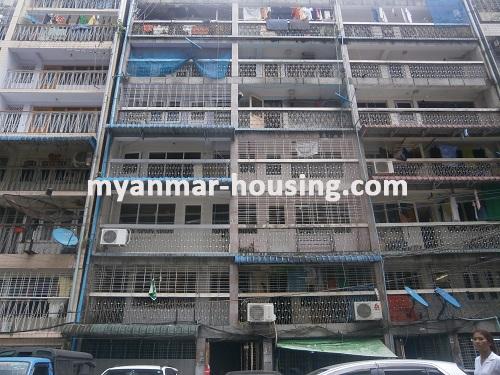 Myanmar real estate - for sale property - No.2533 - Apartment for sale in Botahtaung! - View of the building.
