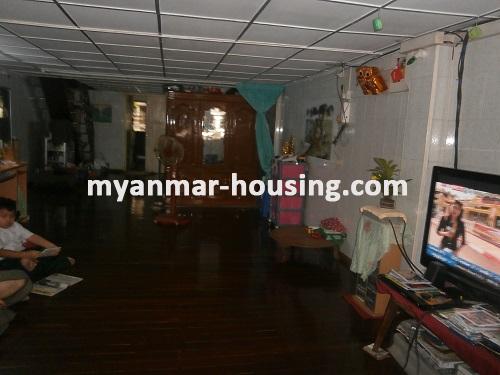 Myanmar real estate - for sale property - No.2533 - Apartment for sale in Botahtaung! - View of the inside.