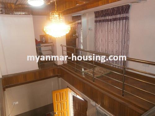 Myanmar real estate - for sale property - No.2535 - Very Beautiful inside and outside apartment for sale. - View of the inside.