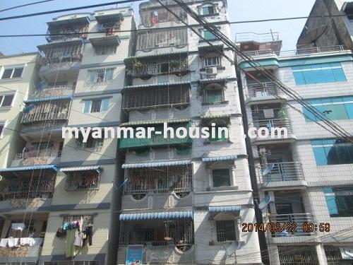 Myanmar real estate - for sale property - No.2547 - Spacious room now for sale ! - View of the building.