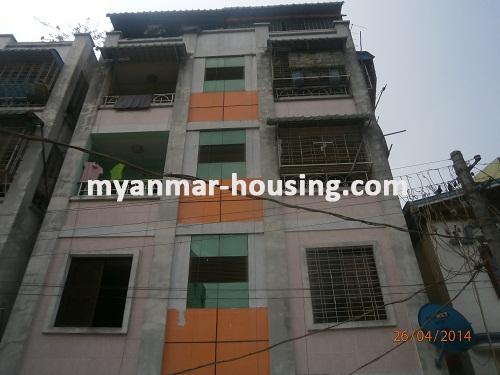 Myanmar real estate - for sale property - No.2566 - Suitable for shop for sale in Hlaing! - View of the building.